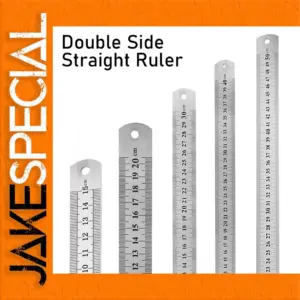 Stainless Steel Ruler Set with Five Lengths