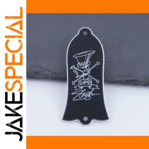 Black PVC Truss Rod Cover for Gibson Guitars