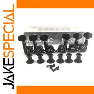 Guitar Locking Tuners Antique Black 1:18 Gear Ratio