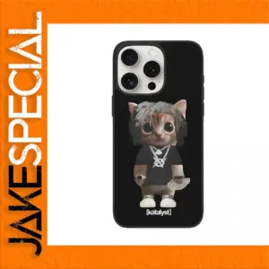 Rapper Cat Phone Case for iPhone 15 Pro