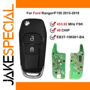 Ford Ranger/F150 2015-2018 Remote Key Fob