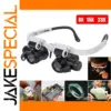 LED Magnifier with 8X, 15X, 23X Lenses