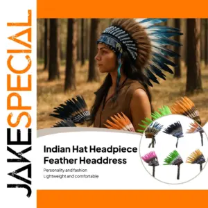 Indian Feather Headdress for Costume Parties