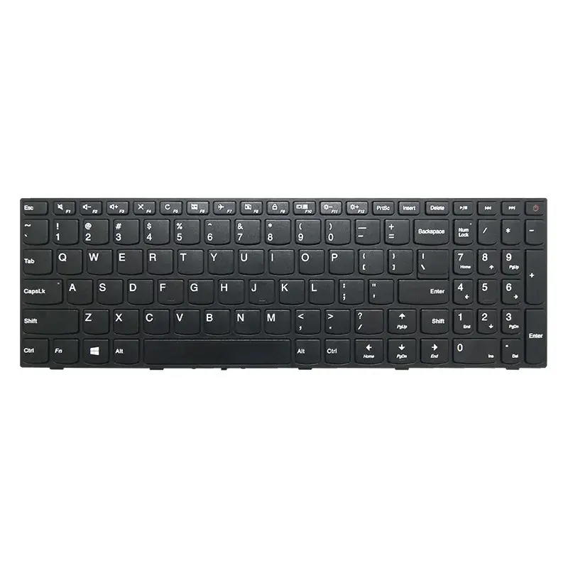 Black Laptop Keyboard for Lenovo Models 3 Black Laptop Keyboard for Lenovo Models - Image 3