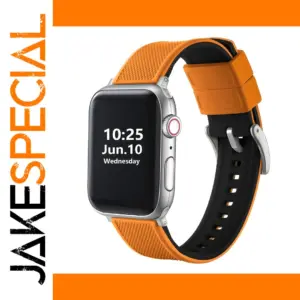Stylish Orange Silicone Strap for Apple Watch