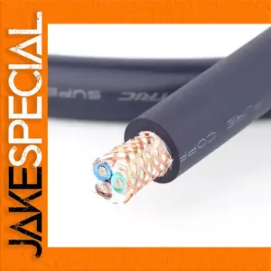 1-Meter HiFi Power Cable for Audio Equipment