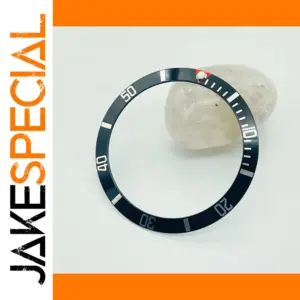 37.5mm Black Aluminum Bezel Insert for Diving Watches