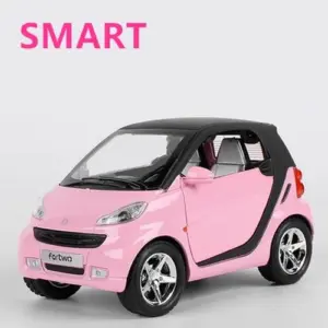 1:32 Diecast Smart Fartwo Model Car Pink 21 a72c58acd19f45eeacc3b766 upscaled