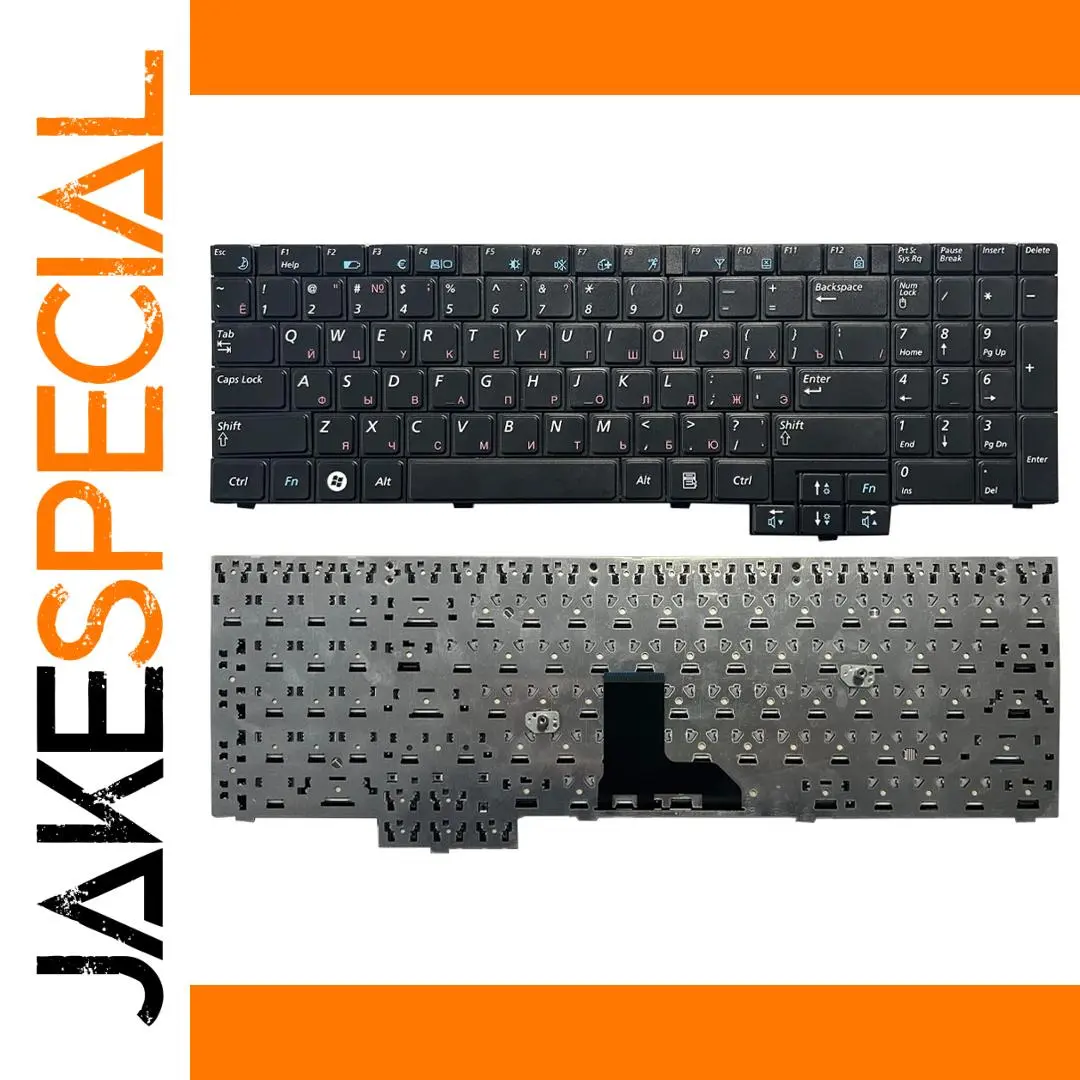 Russian Keyboard for Samsung Laptops Black 1 Russian Keyboard for Samsung Laptops Black