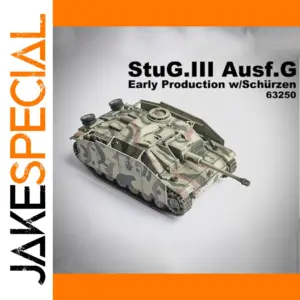 1/72 Scale Stug III Ausf. G Tank Model