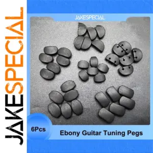 Ebony Guitar Tuning Pegs Set of 6