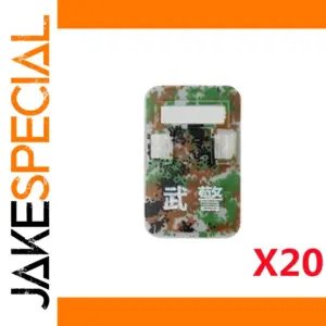 Military-Themed Handheld Shields for Mini Figures x20