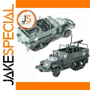 1:72 Scale M3 Half-Track Model with Soldiers