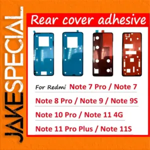 Waterproof Back Adhesive for Xiaomi Redmi Note