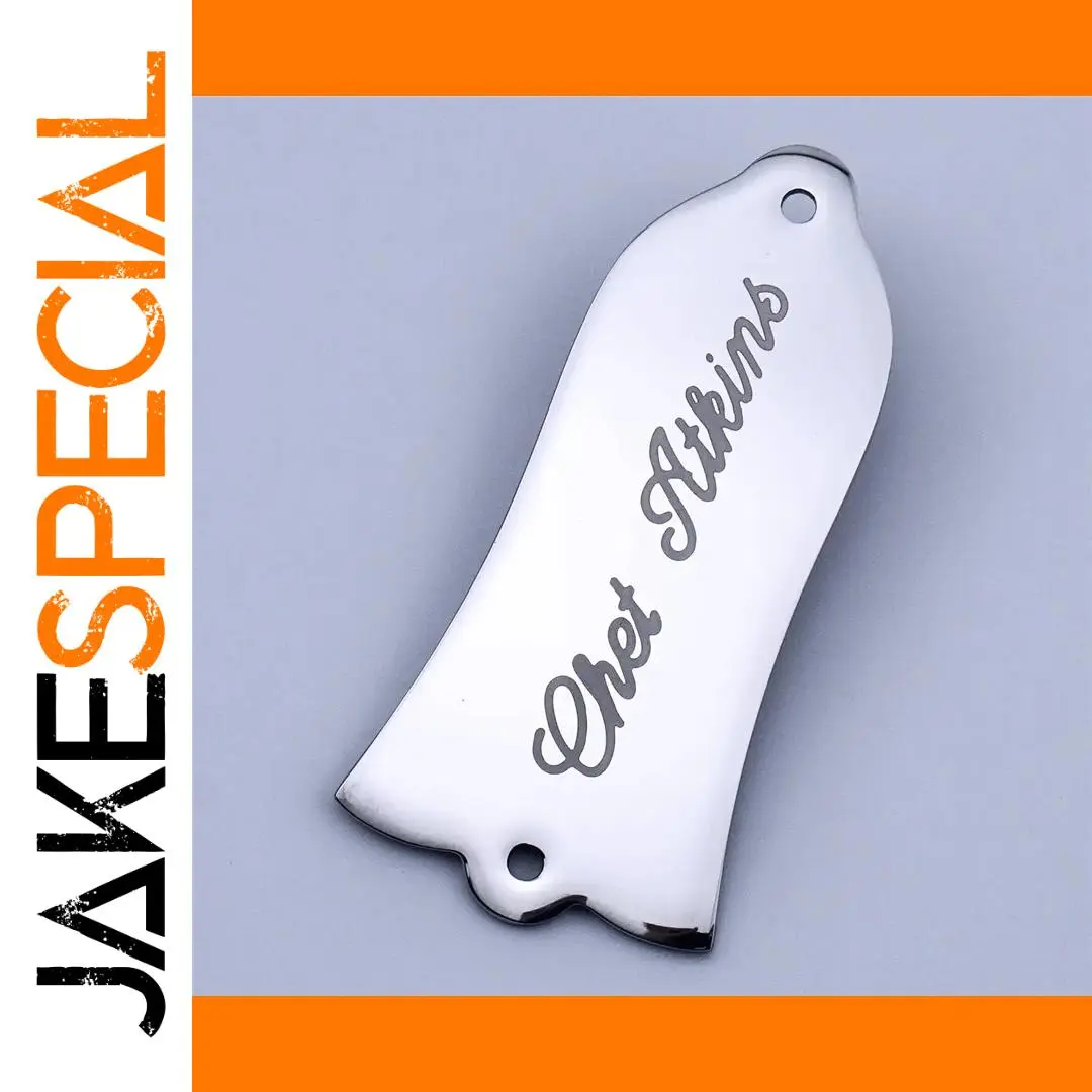 Chet Atkins Stainless Steel Truss Rod Cover Plate 1 Chet Atkins Stainless Steel Truss Rod Cover Plate