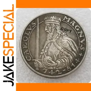 742-814 Historical Charlemagne Replica Coin