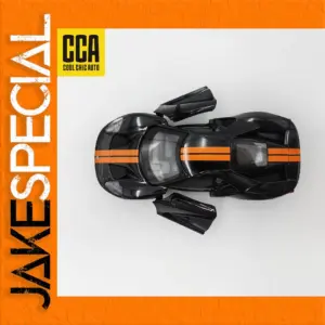 Sleek Alloy Car Model with Open Doors