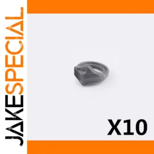 Gray Military Minifigure Accessories - 10 Pieces