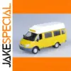 GAZ-322131 Diecast Bus Model in Yellow and White