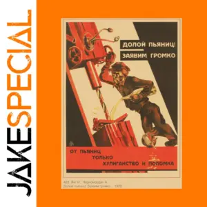 Vintage Soviet Propaganda Poster 1929 Artwork