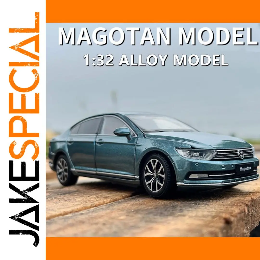 1:32 Volkswagen Magotan Diecast Model Teal 1 1:32 Volkswagen Magotan Diecast Model Teal