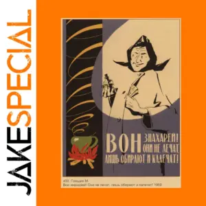Vintage Retro WWII Propaganda Wall Poster