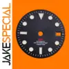 28.5mm Black GMT Watch Dial for NH34 NH35