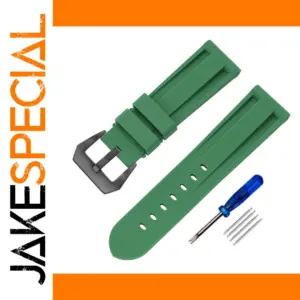 Soft Green Silicone Watch Band for Custom Fit
