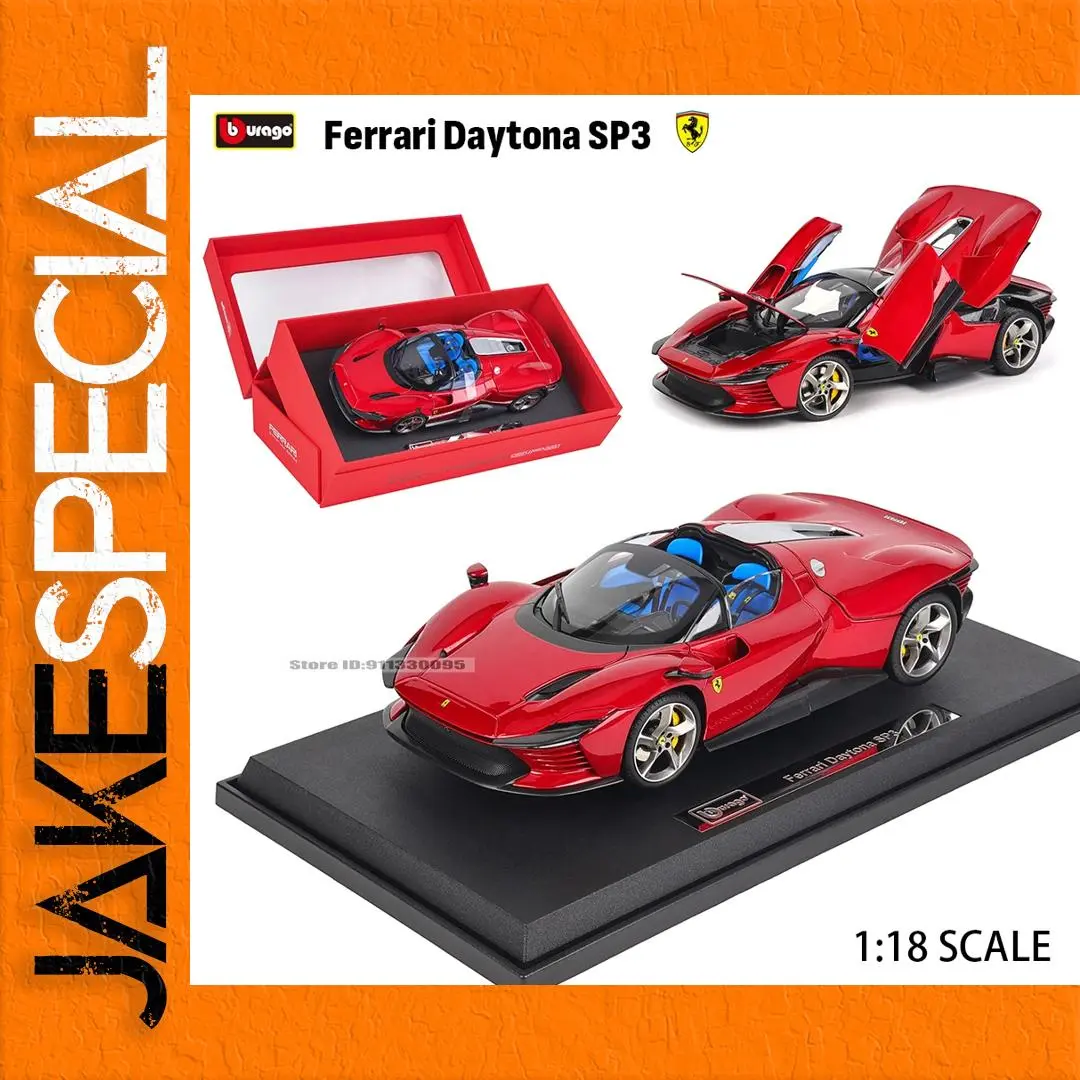 Bburago 1:18 Ferrari Daytona SP3 Die-Cast Model 1 Bburago 1:18 Ferrari Daytona SP3 Die-Cast Model
