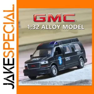 1:32 GMC Savana Police Diecast Model Vehicle