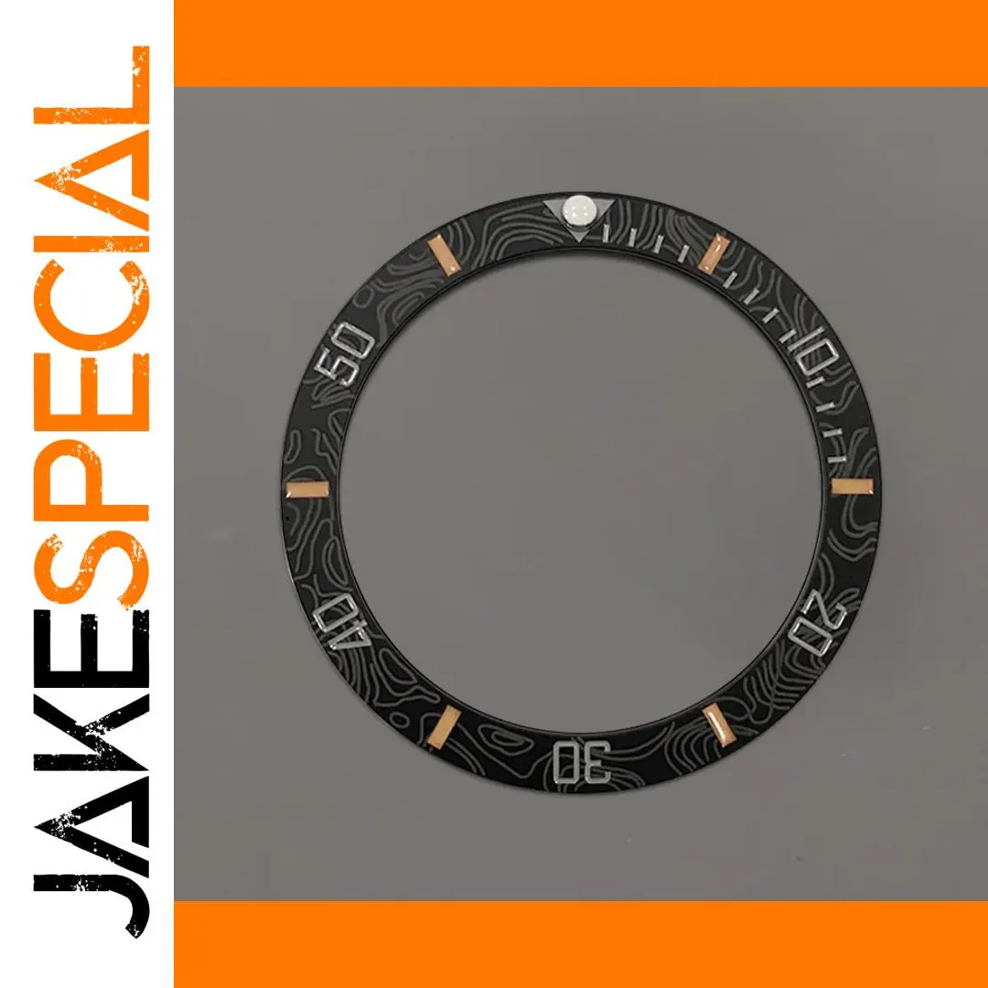 38mm Ceramic Bezel Insert for SKX007 SRPD GMT 1 38mm Ceramic Bezel Insert for SKX007 SRPD GMT
