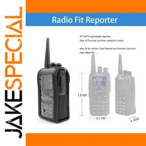 Soft Leather Case for ANYTONE AT-D878UV PLUS