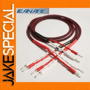Canare 4S8 HiFi Audio Speaker Cables Pair