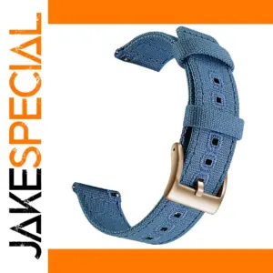 Ink Blue Canvas Quick Release Watch Band