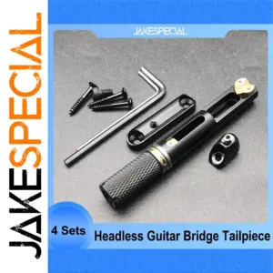 4 Saddle Headless Electric Guitar Bridge Set