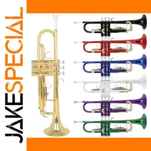 Gold-Plated Bb Trumpet with Case and Mouthpiece