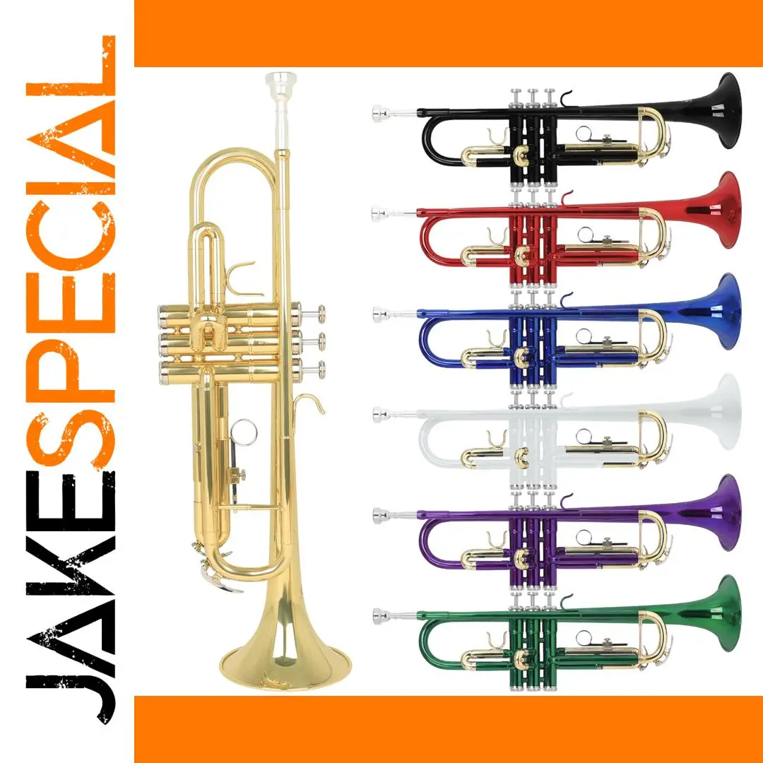 Gold-Plated Bb Trumpet with Case and Mouthpiece 1 Gold-Plated Bb Trumpet with Case and Mouthpiece