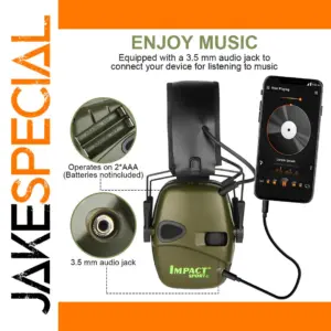 Tactical Noise-Canceling Shooting Earmuffs