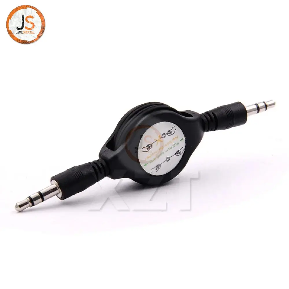 80cm Retractable 3.5mm AUX Audio Cable 2 80cm Retractable 3.5mm AUX Audio Cable - Image 2