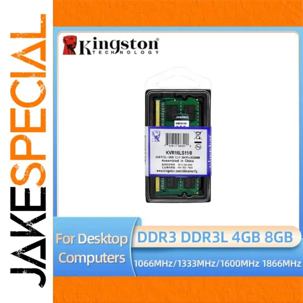 Kingston DDR3/DDR3L Laptop RAM 4GB/8GB 1066-1866MHz