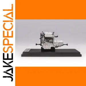 Diecast Engine Model with Black Stand 1:64