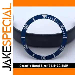 Blue Ceramic Watch Bezel Insert 37.5mm