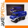 1/64 Scale Blue Unimog U1300L Model Vehicle