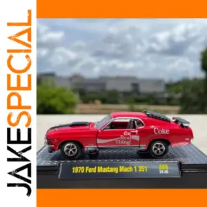 1970 Ford Mustang Mach 1 Diecast Model Red