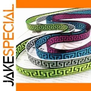 Vibrant 20mm Jacquard Nylon Ribbon Rolls