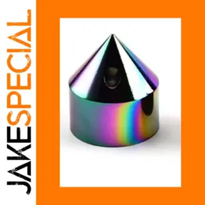 Iridescent Alloy Steel Baton Head for Self-Defense