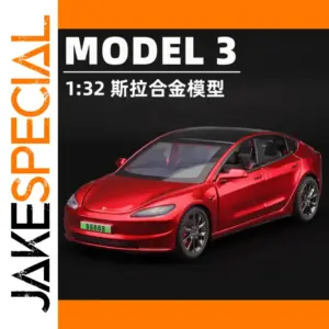 Diecast Model 3 1/32 Scale Red Collectible