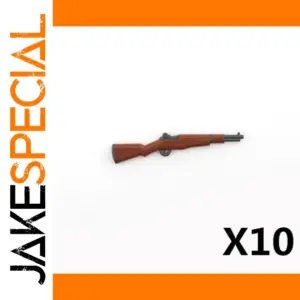 Set of 10 WWII Toy Guns for Building Blocks