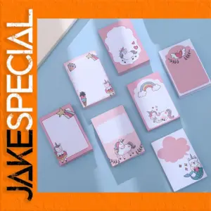 Rainbow Unicorn Memo Pad with 50 Sheets