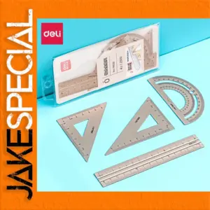 Deli Aluminum Drafting Set - 4 Piece School Tools